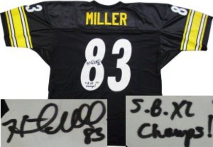 Heath Miller Pittsburgh Steelers NFL Autographed Authentic Black Jersey