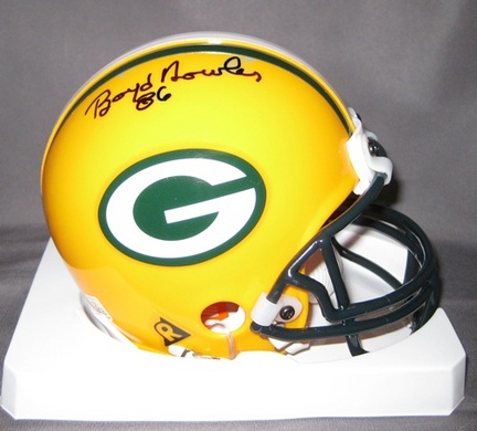 Boyd Dowler Green Bay Packers NFL Autographed Mini Football Helmet