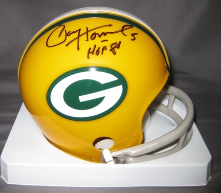 Paul Hornung Green Bay Packers NFL Autographed Mini Football Helmet with HOF '86 Inscription