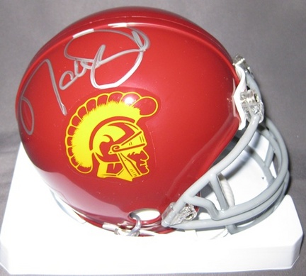 Matt Leinart USC Trojans NCAA Autographed Mini Football Helmet