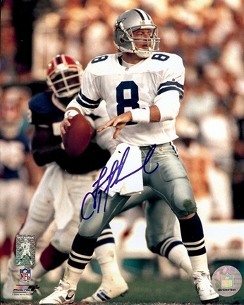 Troy Aikman Dallas Cowboys NFL "Super Bowl XXVIII Passing" Autographed 8" x 10" Photograph