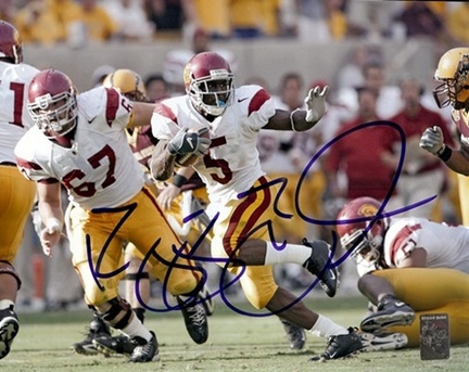 Reggie Bush USC Trojans NCAA "Heisman Pose" Autographed 8" x 10" Photograph