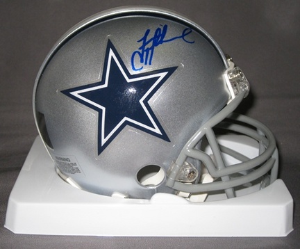 Troy Aikman Dallas Cowboys NFL Autographed Mini Football Helmet