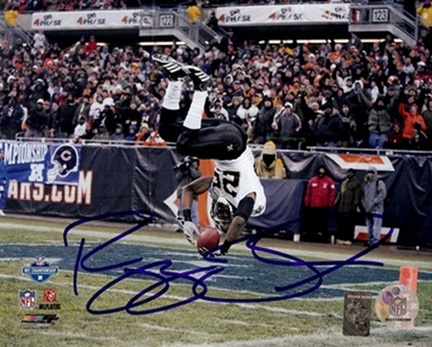 Reggie Bush New Orleans Saints NFL "The Flip" Autographed 8" x 10" Photograph