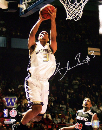 Brandon Roy Washington Huskies NCAA Autographed 16" x 20" Photograph