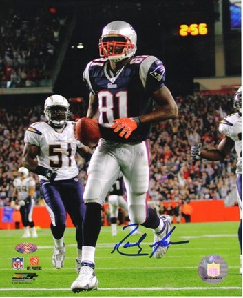 Randy Moss New England Patriots NFL Autographed "TD vs. Chargers" 16" x 20" Photograph