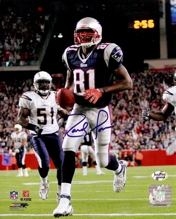 Randy Moss New England Patriots NFL "TD vs. Chargers" Autographed 8" x 10" Photograph