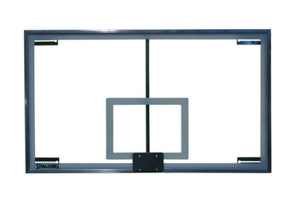 SuperGlass Collegiate SB Basketball Backboard with center strut 72" x 42" from Spalding