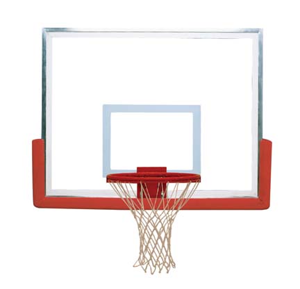 42" x 54" Bantam Glass Basketball Backboard from Spalding