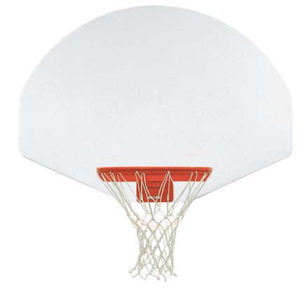 Front Mount Fan Steel Basketball Backboard with Orange Target from Spalding
