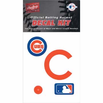 Authentic MLB Official Batting Helmet Decal Kit from Rawlings