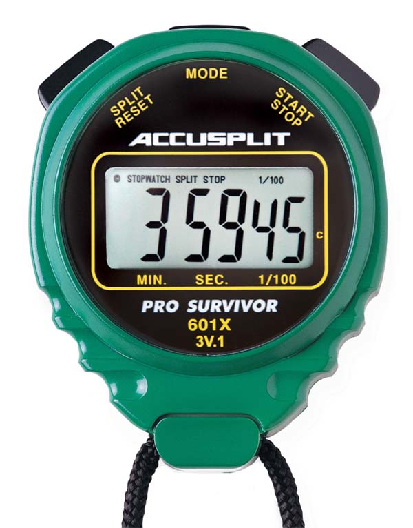 ACCUSPLIT A601X PRO SURVIVOR &trade; Stopwatch - Green