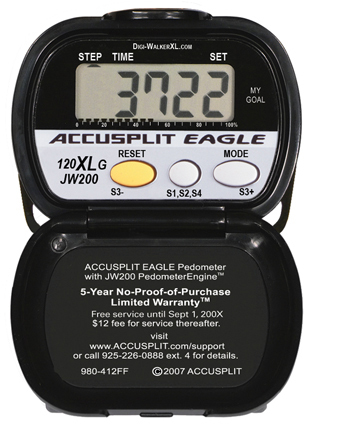 Accusplit AE120XLG Wellness Series Pedometer