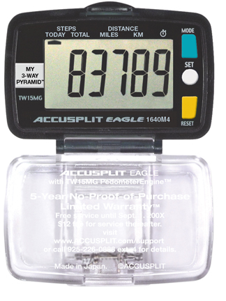 Accusplit AE1640M4 Wellness Series Pedometer