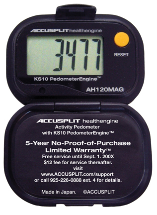 Accusplit AH120MAG Wellness Series Pedometer