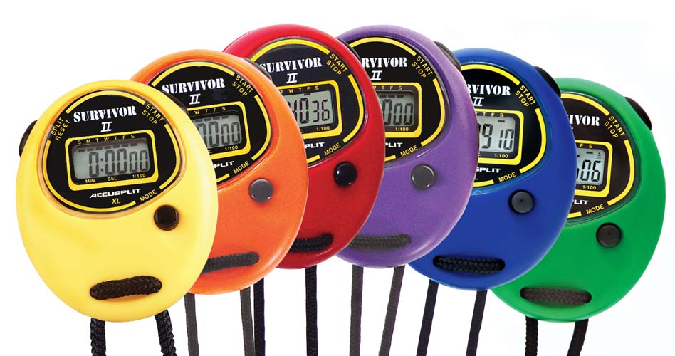 ACCUSPLIT S2XL6R (set of 6)  Survivor II Stopwatches  