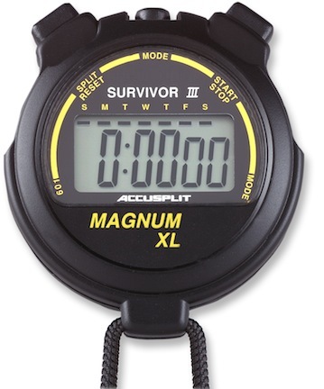 Accusplit S3MAGXLBK Survivor III Stopwatch