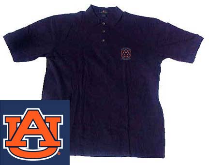 Auburn Tigers Men's Navy Classic Polo Shirt from Antigua