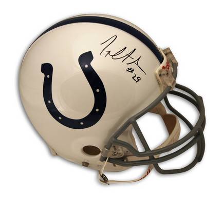 Joseph Addai Indianapolis Colts Autographed Pro Line Helmet