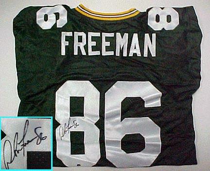 Antonio Freeman Autographed Green Bay Packers Throwback Green Jersey 