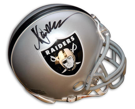 Marcus Allen Autographed Oakland Raiders Riddell Mini Helmet