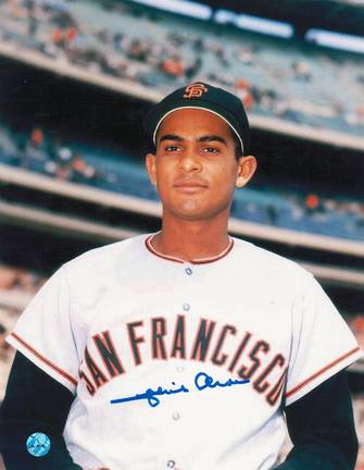 Jesus Alou Autographed San Francisco Giants 8" x 10" Photo