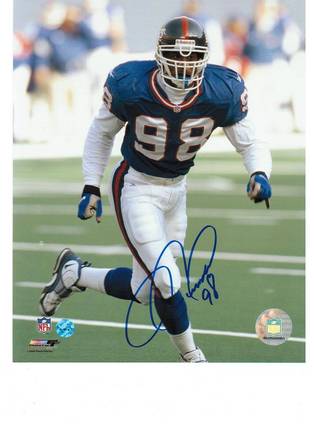 Jesse Armstead Autographed New York Giants 8" x 10" Photo