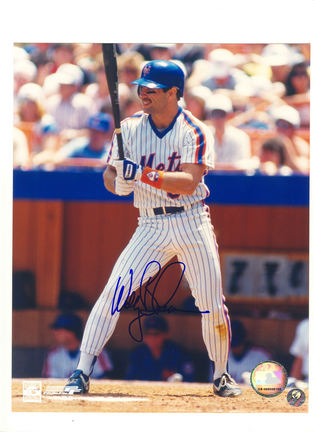 Wally Backman New York Mets Autographed 8" x 10" Photograph (Unframed)