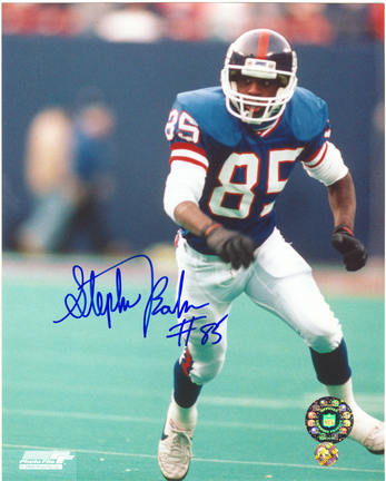 Stephen Baker New York Giants Autographed 8" x 10" Photograph (Unframed)