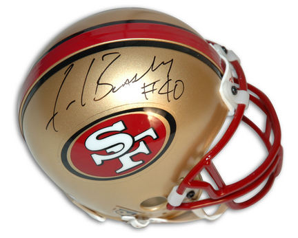 Fred Beasley Autographed San Francisco 49ers Mini Football Helmet