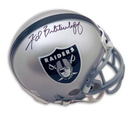 Fred Biletnikoff Autographed Oakland Raiders Mini Helmet   