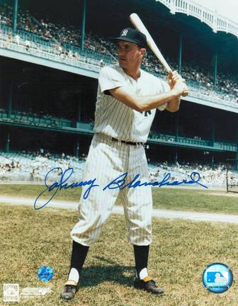 Johnny Blanchard Autographed "Batting Stance" New York Yankees 8" x 10" Photo
