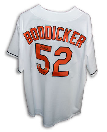 Mike Boddicker Autographed Baltimore Orioles Majestic White Jersey with "83 ALCS MVP" Inscription