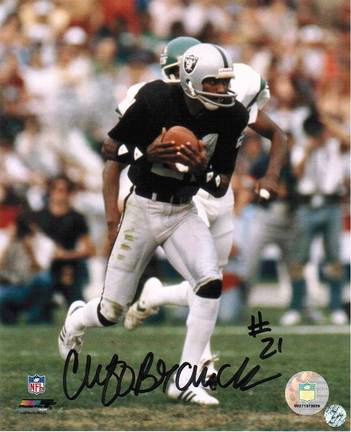 Cliff Branch Oakland Raiders Autographed 8" x 10" Photograph (Unframed)
