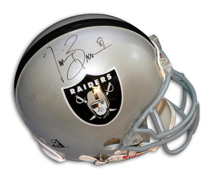 Tim Brown Autographed Oakland Raiders Riddell Pro Line Helmet