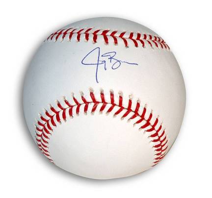 Jay Bruce Autographed MLB Baseball