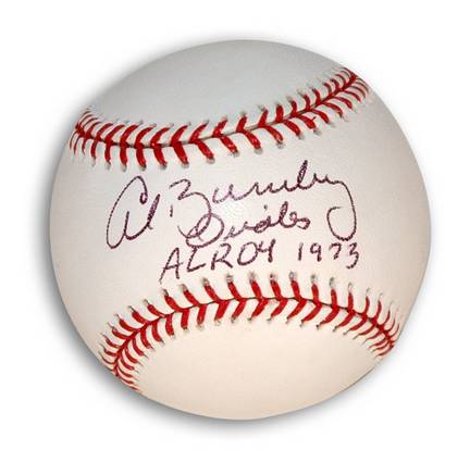Al Bumbry Autographed Baseball Inscribed with "AL ROY 1973"