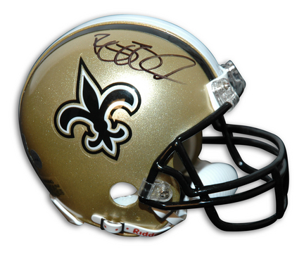 Reggie Bush New Orleans Saints Autographed Mini Helmet