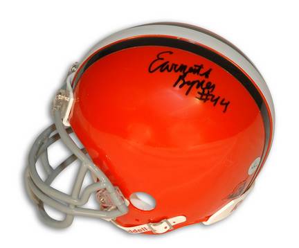Earnest Byner Autographed Cleveland Browns Mini Football Helmet