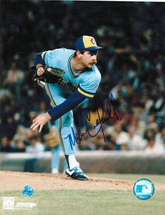 Mike Caldwell Autographed "Follow Through" Milwaukee Brewers 8" x 10" Photo