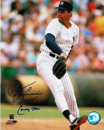 John Candelaria New York Yankees Autographed 8" x 10" Photograph Inscribed with "Candy Man" (Unframe