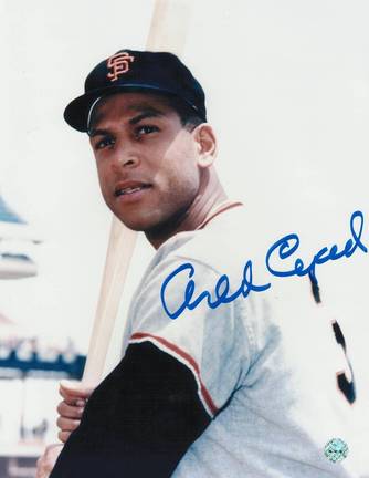 Orlando Cepeda Autographed "Batting Stance" San Francisco Giants 8" x 10" Photo