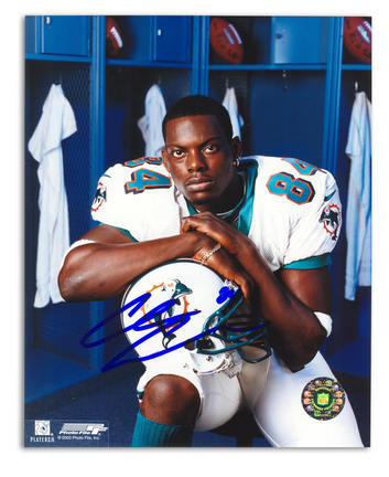 Chris Chambers Autographed Miami Dolphins 8" x 10" Photograph (Unframed)