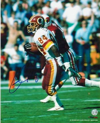 Gary Clark Washington Redskins Autographed 8" x 10" Unframed Photograph