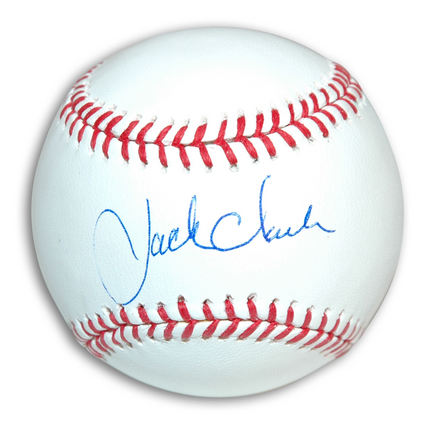 Jack Clark Autographed MLB Baseball