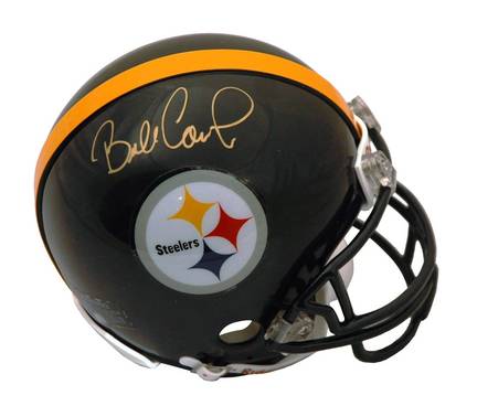 Bill Cowher Autographed Pittsburgh Steelers Mini Helmet