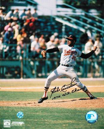 Mike Cuellar Baltimore Orioles Autographed in Black 8" x 10" Unframed Photograph Inscribed with "1970 WS 