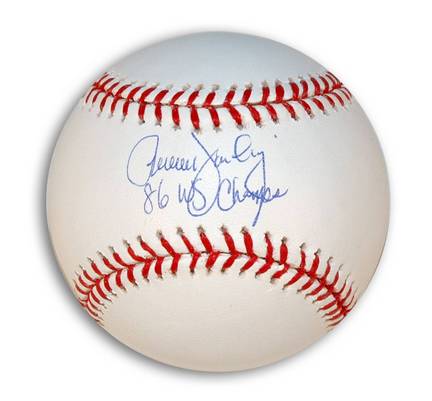 Ron Darling Autographed MLB Baseball Inscribed with "86 WS Champs"