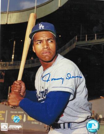 Tommy Davis Autographed "Batting Stance" Los Angeles Dodgers 8" x 10" Photo