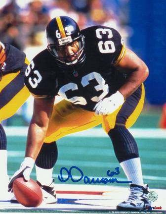 Dermontti Dawson Autographed Pittsburgh Steelers 8" x 10" Photo